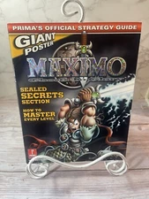 MAXIMO: GHOSTS TO GLORY Official Strategy Guide No Poster (Prima, 2002)