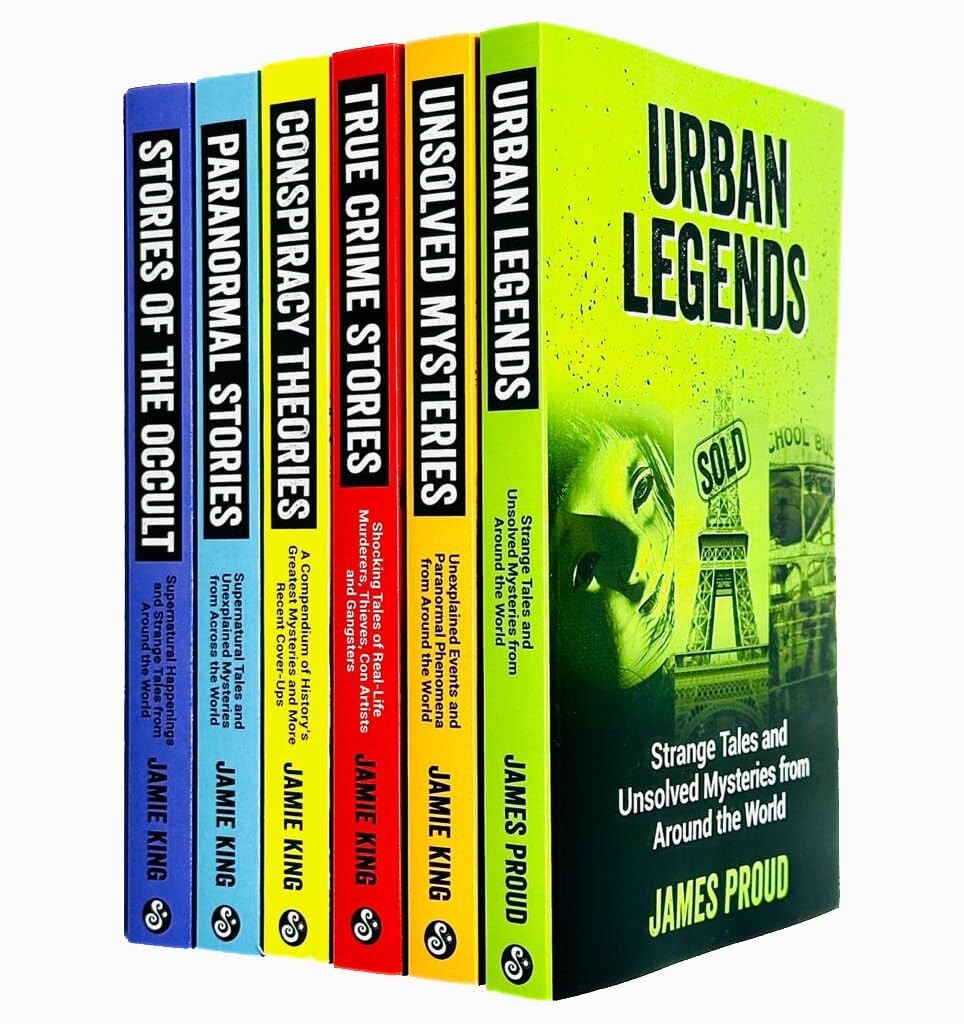 Jamie King 6 Books Collection Set Paranormal Stories, True Crime Stories, Urban