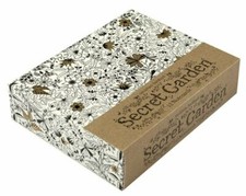NEW SEALED BOX of 12 SECRET GARDEN NOTELETS to COLOUR and SEND Joanne Basford