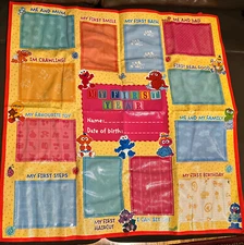 Sesame Street Baby’s First Year Chart with Photo Slots for Happy Memories