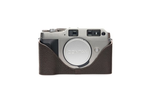 Genuine Real Leather Half Camera Case Bag Cover for Contax G1 Film Camera - Picture 4 of 31