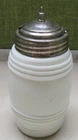 VINTAGE MILK GLASS MUSTARD JAR