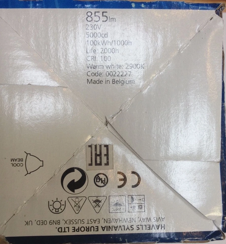 SYLVANIA Halogenlampe HI-SPOT ESD111 230V 100W GZ10  warm white dimmbar !!! - Bild 3 von 4