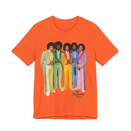 Jackson Five Retro Tee - Young MJ Michael - 70s Motown Jackson 5 Jersey T-Shirt - Bild 8 von 65