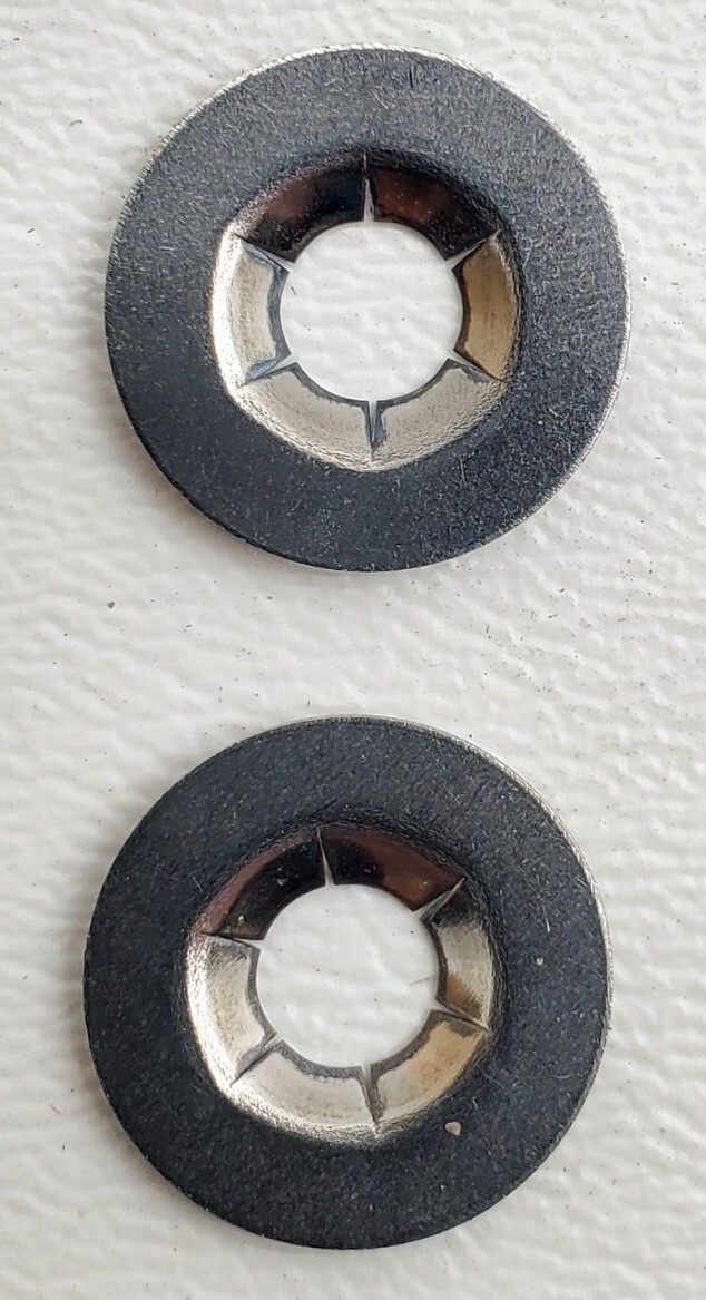 2 Kawasaki NOS NEW 92018-004 Lock Nut 5mm H1 H2 G4 KH KV KZ