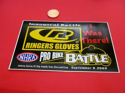 RINGERS BATTLE STICKER DECAL ORIGINAL OLD STOCK RACING | eBay