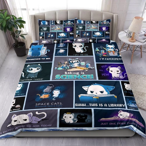 Cut Chibi Cat Bedding Set