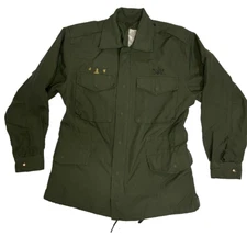 Vintage 1980s ROK South Korean Army Field Jacket OD Green