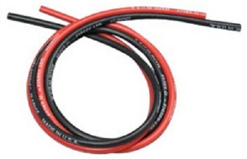 (Deans 1410) W S Deans 12 Gauge Wet Noodle 2 ft. Each Red/Black Silicone Wire - Picture 2 of 2