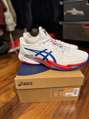 ASICS Court FF 3 Novak Paris - 1041 A480-100 US Size 12 Limited Edition