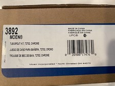 Moen 3892 6 1/2" Tub Spout 1/2" Slip Fit Connection Level Chrome