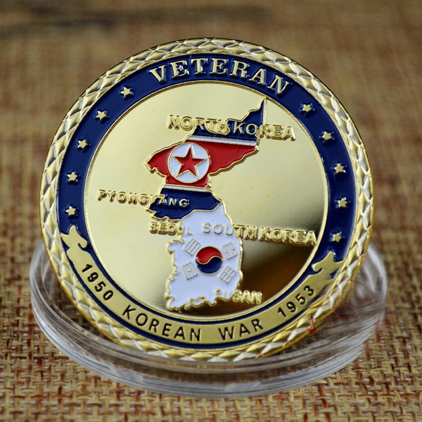 20 PCS VETERAN 1950-1953 KOREAN WAR Challenge US Collection Peace Coin