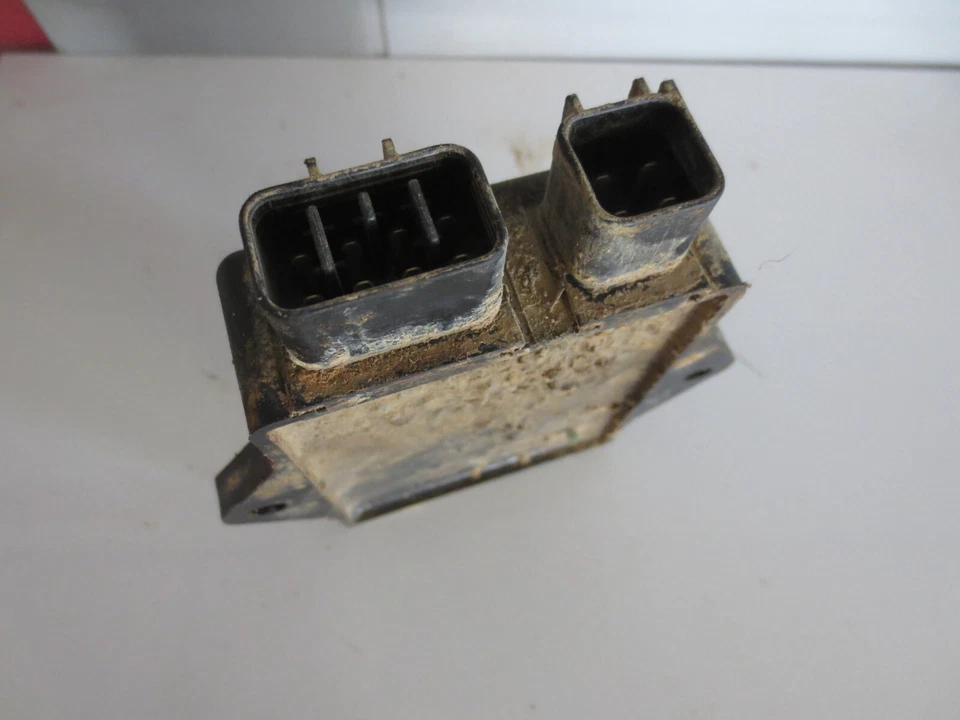 Yamaha Big Bear 350 1998 4x4 usado OEM CDI computadora módulo de caja cerebral Foto 3 de 4