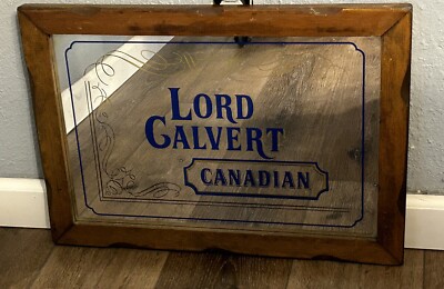 tomato vintage 様パブミラーLORD CALVERT Bar バー Vintage Lord Calvert Canadian Whiskey Liquor Store Bar Man
