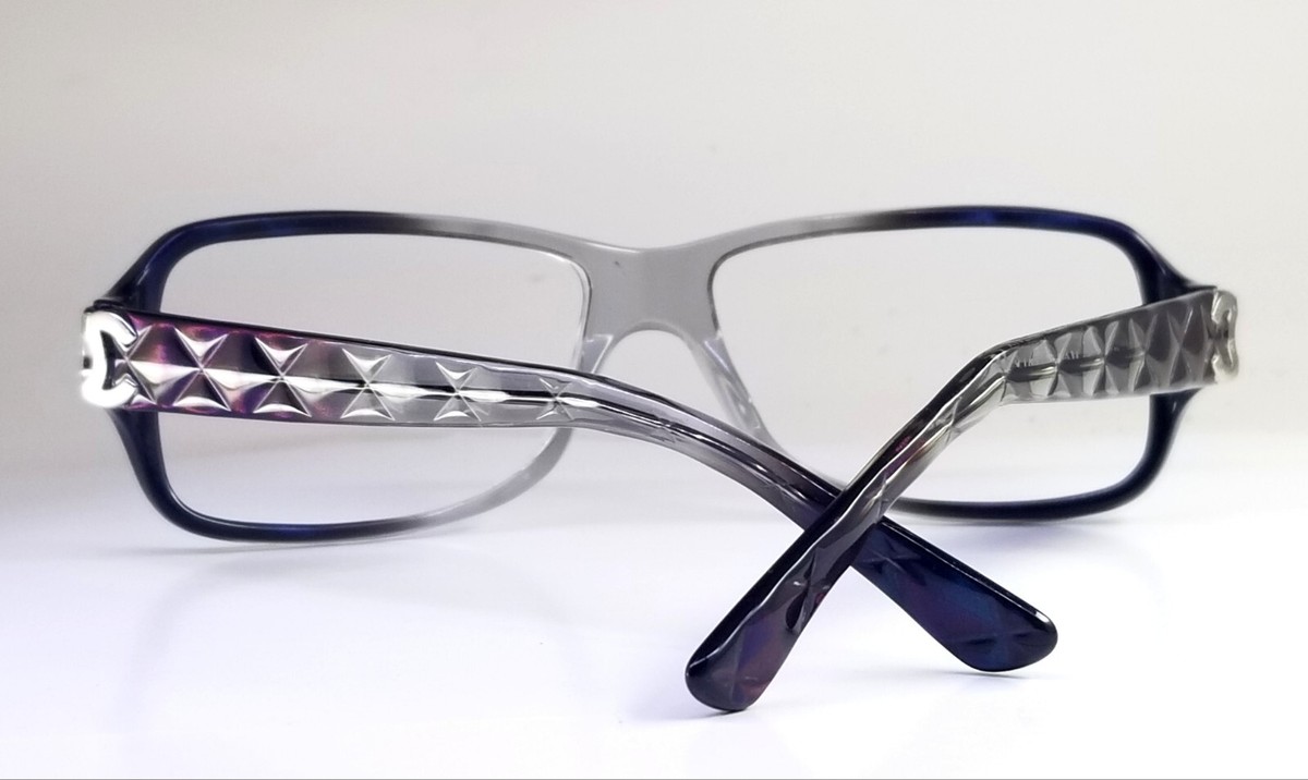 Chanel 5050 696/11 Purple Quilt Vintage Sunglass Frame Italy