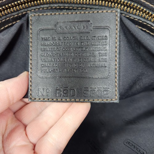 Vintage Coach 9302 Bleecker Bucket Tote Bag in Schwarz. T4 - Bild 5 von 9