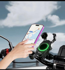 Motorcycle phone holder wireless charger kewiq