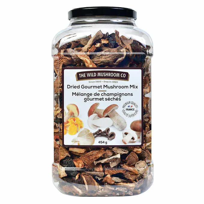 The Wild Mushroom Co Dried Gourmet Mushroom Mix 12 oz Vegan Gluten Free