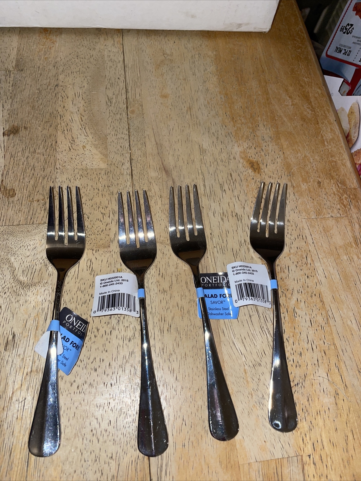 Set of 4 ONEIDA Savor Salad Fork for sale online eBay