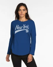 Junk Food Womens NFL New York Giants Super Soft Thermal Shirt New S-2XL
