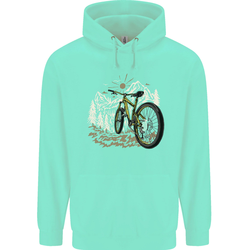 Mountain Bike Bicycle Cycling Cyclist MTB Childrens Kids Hoodie - Picture 28 of 64