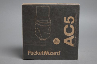 PocketWizard AC5 RF SoftShield for Canon Speedlight **New in Box**