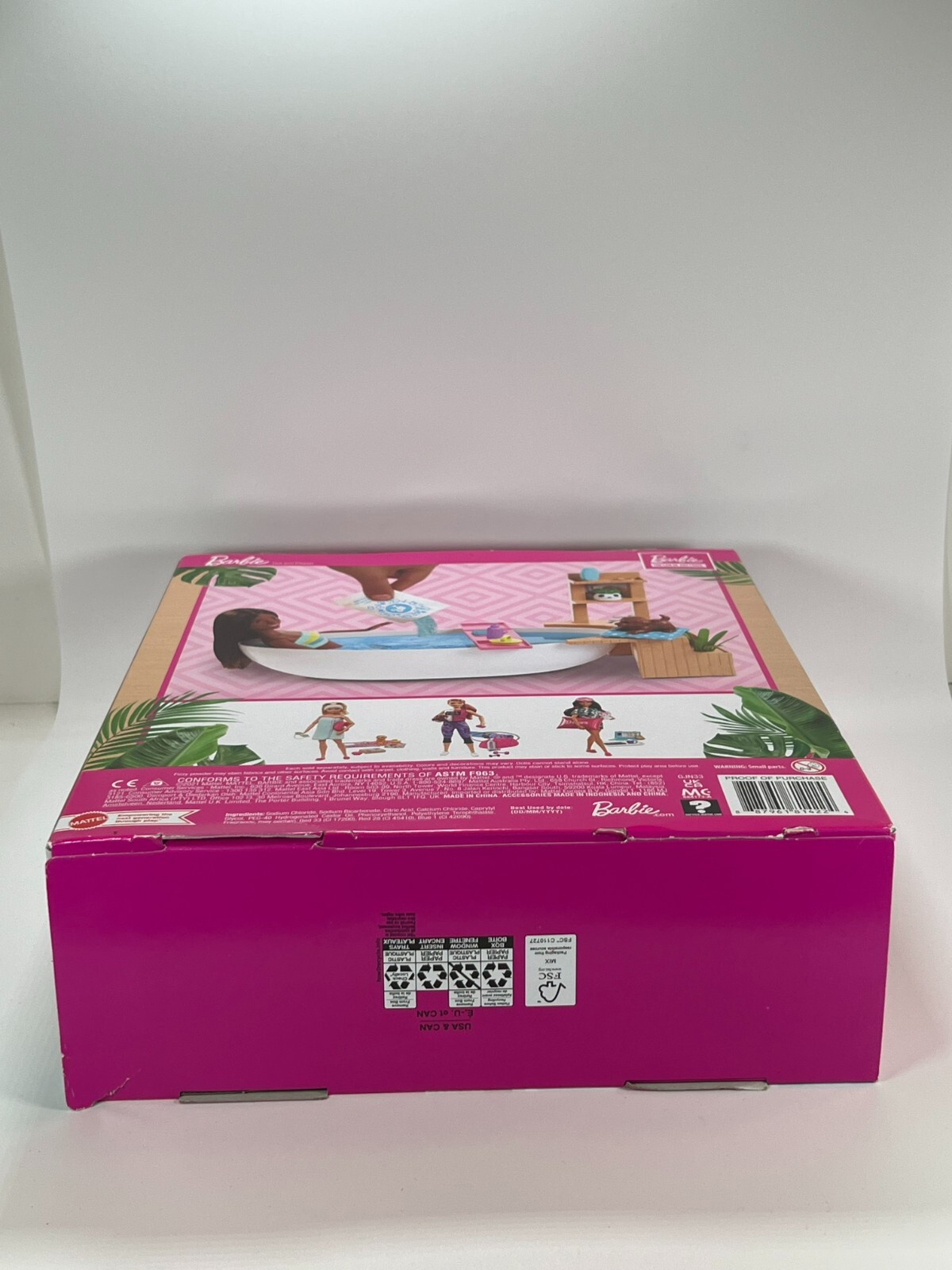 Barbie Fizzy Bath Doll and Playset, with Tub, Fizzy Powder