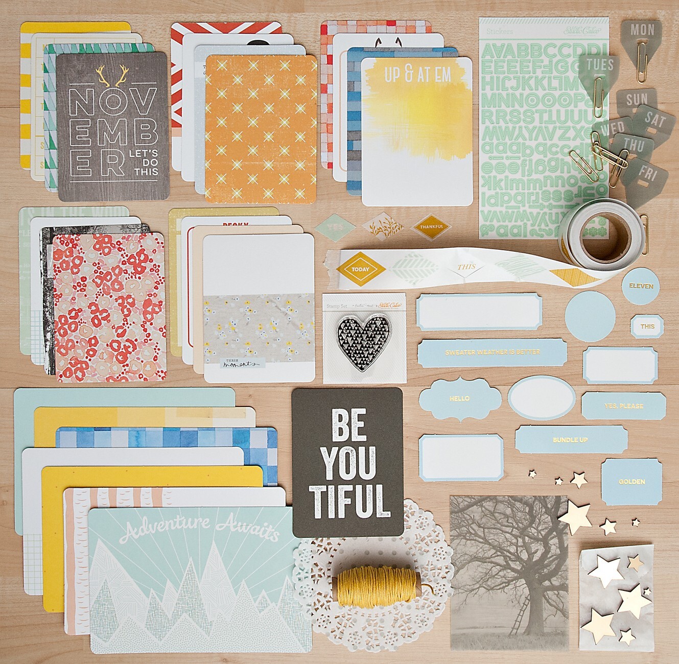 Studio Calico Documenter Project life Kit Walden - November 2014 | eBay