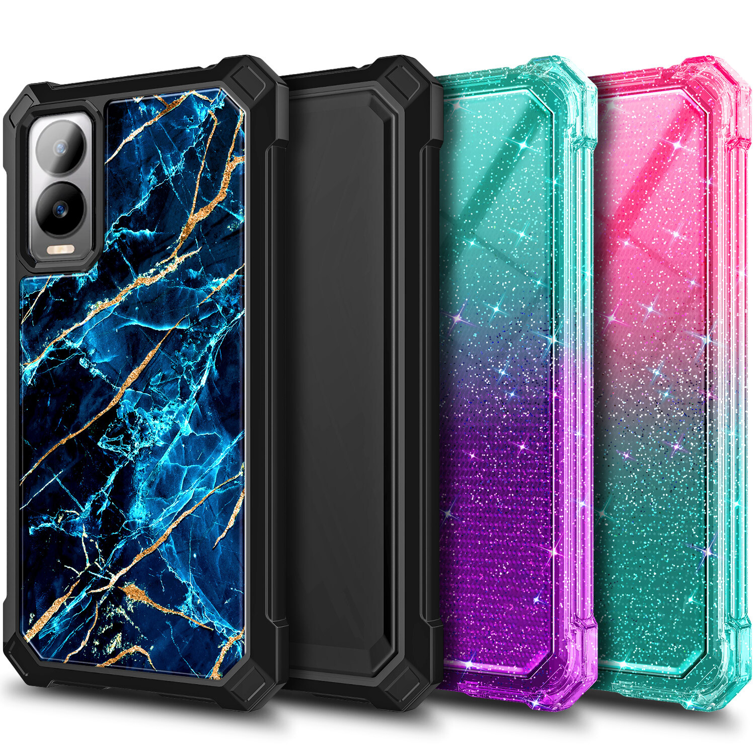 For AT&T Verge (SL219A) Case Full Body Phone Cover w/ Built For AT&T Verge (SL219A) Case Full Body Phone Cover w/ Built