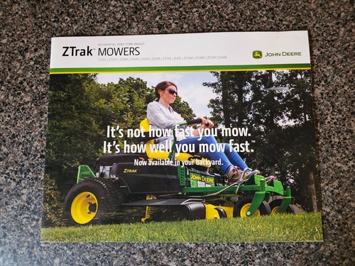 2017 John Deere ZTrak Mower Tractor Sales Brochure 3-17 Z335E 355E 535M 540M - Picture 2 of 7