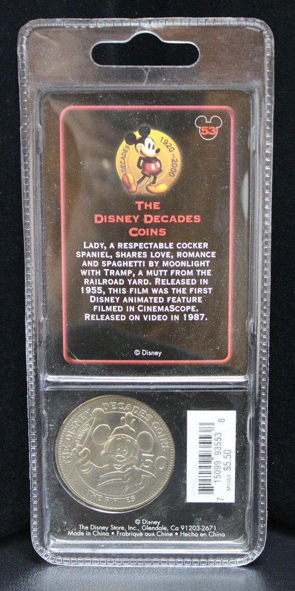 Disney Decades Coins 