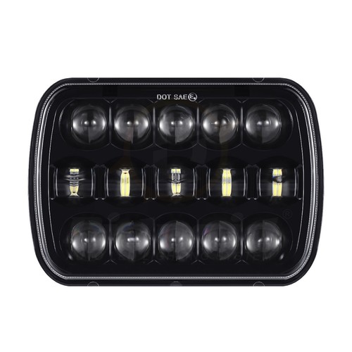 1PC 7x6" 5x7'' LED Headlight Hi/Low For Chevy C1500 C2500 C3500 Suburban Pickup - Foto 13 di 20