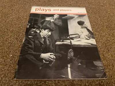 PLAYS AND PLAYERS MAGAZINE 1962 JUN HUGH FUTCHER ARNOLD WESKER JUDI DENCH
