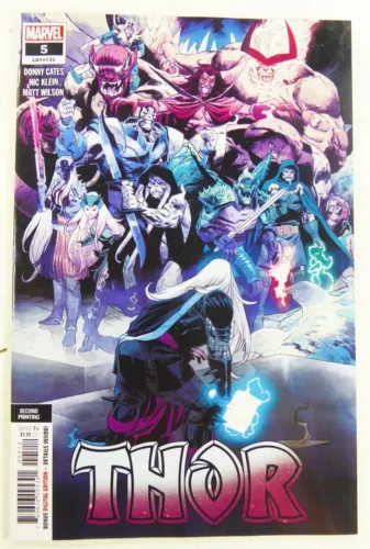Marvel THOR (2020) #5 Key 1st BLACK WINTER 2nd Print CATES NM (9.4) Ships FREE!