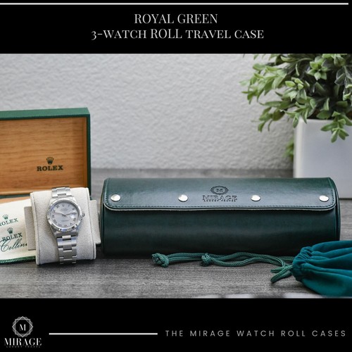 Watch Travel Case Leather Watch Case For Men Travel Watch Roll Case (VARIATIONS) - Picture 231 of 440