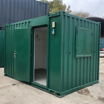 12FT X 8FT OFFICE/CANTEEN SHIPPING CONTAINER | eBay UK