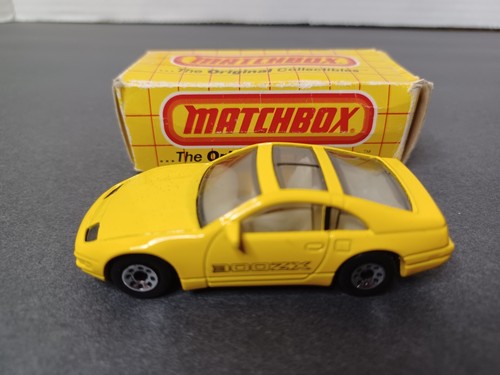 NOS NISSAN 300ZX YELLOW MB 61 - MATCHBOX CAR with BOX 1990's HIGH GRADE - 第 1/13 張圖片
