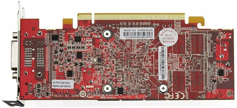 NEW VisionTek 900529 AMD Radeon 5450 PCIe 512MB DDR3 SFF Dual DVI Video Card - Image 3 of 4