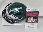 JORDAN MAILATA signed EAGLES mini helmet JSA COA
