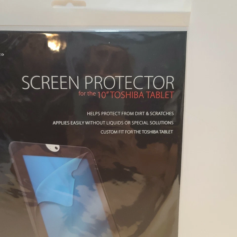 10-inch Premium Film 2 pk Screen Protector Custom Fit for the Toshiba Tablet  - Image 3 of 4