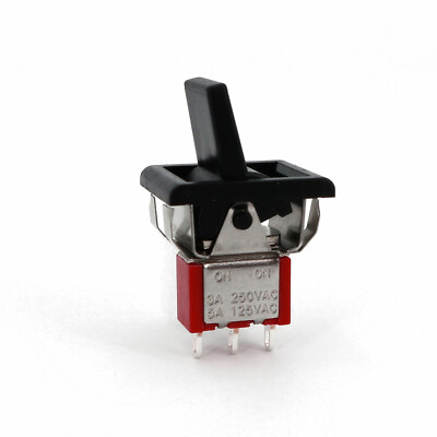 5Pcs SH R8015 ON-ON 3Pin 2 Position SPDT Snap-in Mini Paddle Toggle Switch