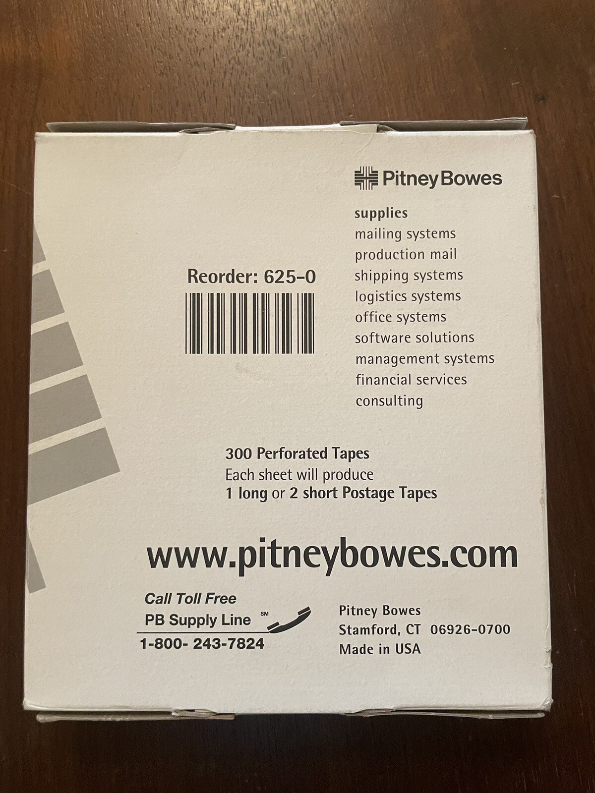 2x 300 Pitney Bowes 6250 Postage Tape Strips for sale online eBay