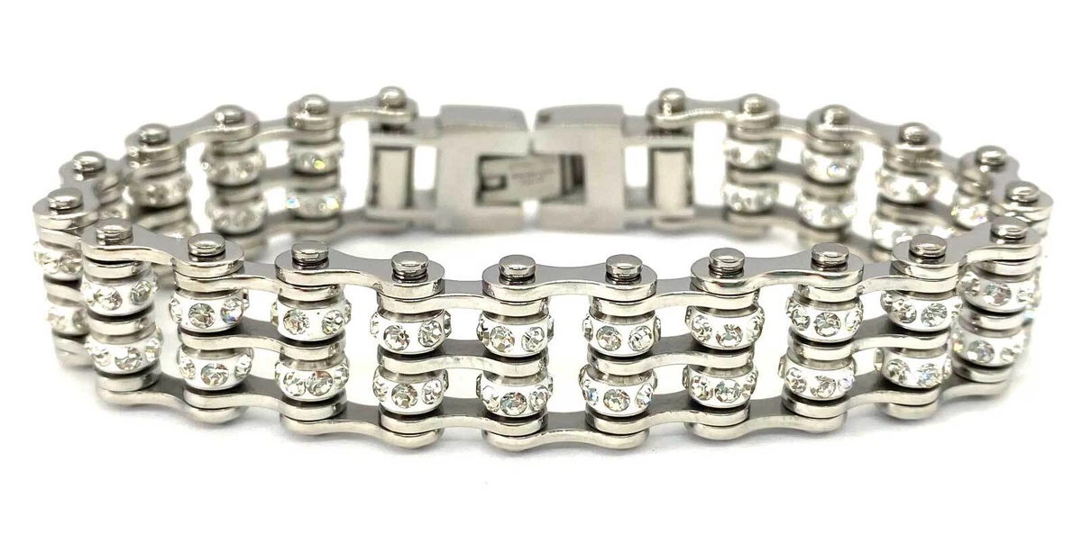 Women's motorcycle chain bracelet deals