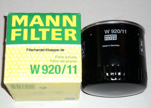 MANN Oelfilter W920/11 für Volvo Penta TMD 22A, MD 22A 22L- A, OE NR. 861476 - Bild 2 von 2