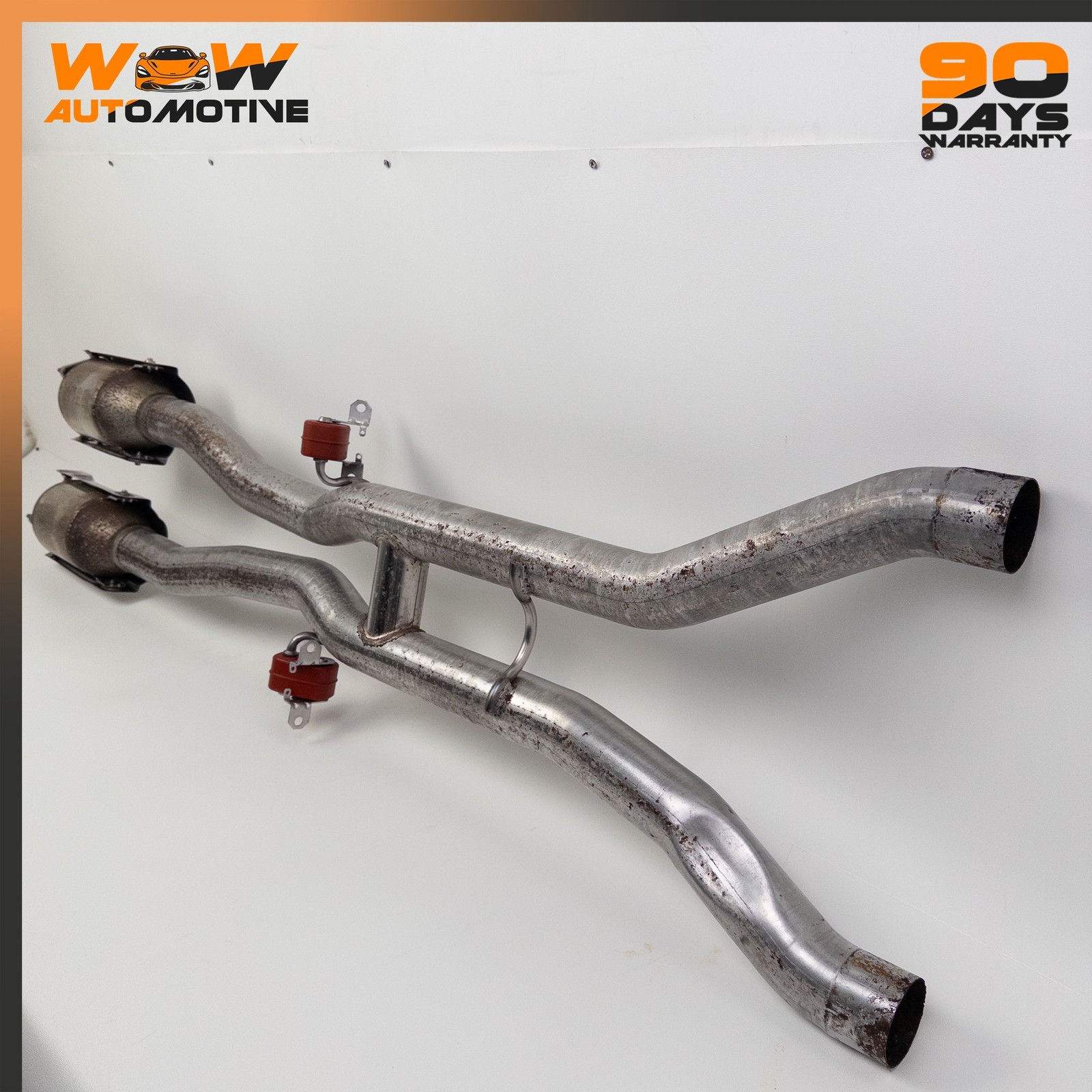12-17 BENTLEY CONTINENTAL GT GTC 6.0L W12 MIDDLE EXHAUST DOWNPIPE ASSEMBLY OEM
