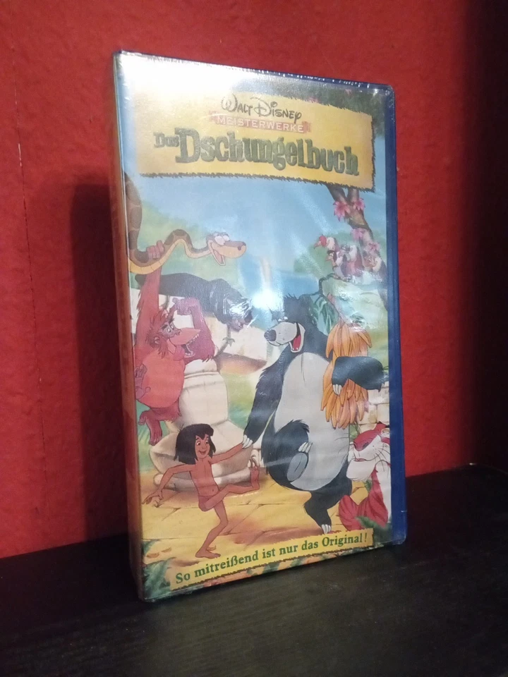VHS DAS DSCHUNGELBUCH First Print No.1 NEU SEALED OVP Box 9.0 Seal 8.5 #a1 WD - Bild 2 von 4