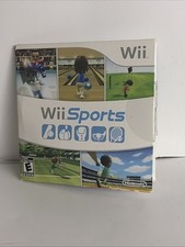 Nintendo Wii 2006 Sports Game With Cardboard Sleeve, With Book