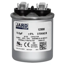 10 uf/MFD 370 VAC volts Round Run Capacitor 50/60 Hz -Lot-1