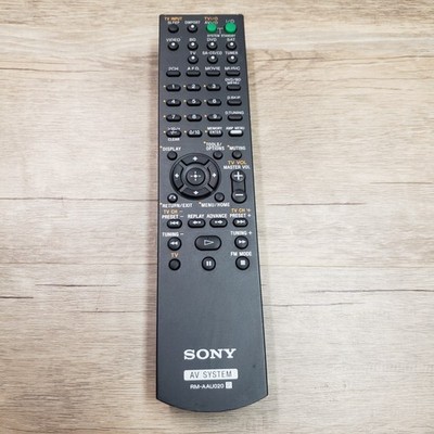 Sony AV System Remote Control  RM-AAU020 Genuine Original *Tested*