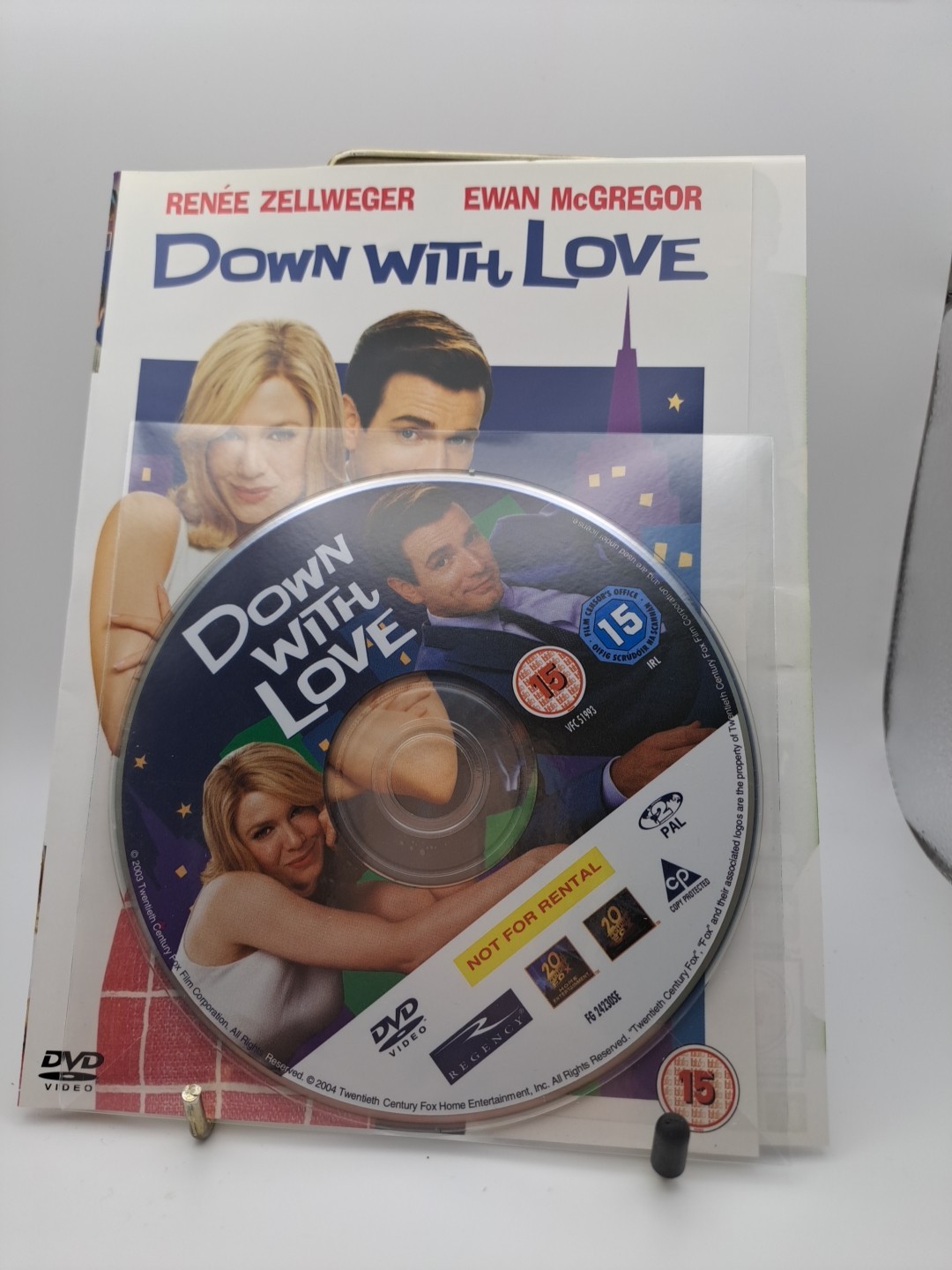 Down With Love DVD Comedy (2004) Ewan McGregor Disc And Paper Cover Only